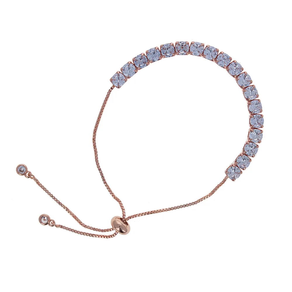 5mm CZ Pull Chain Bracelet