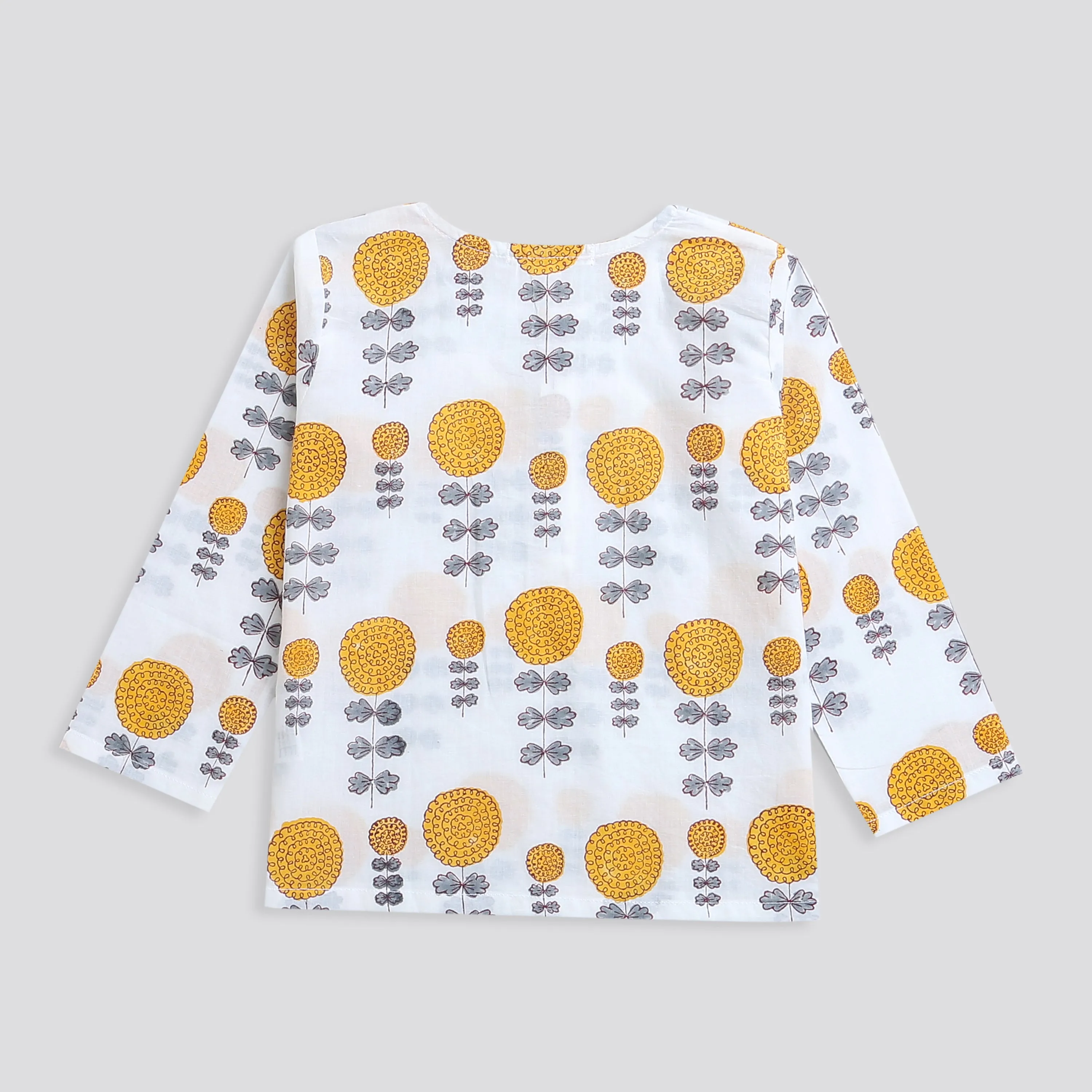 A Garden of Marigold' Kurta Pyjama Set