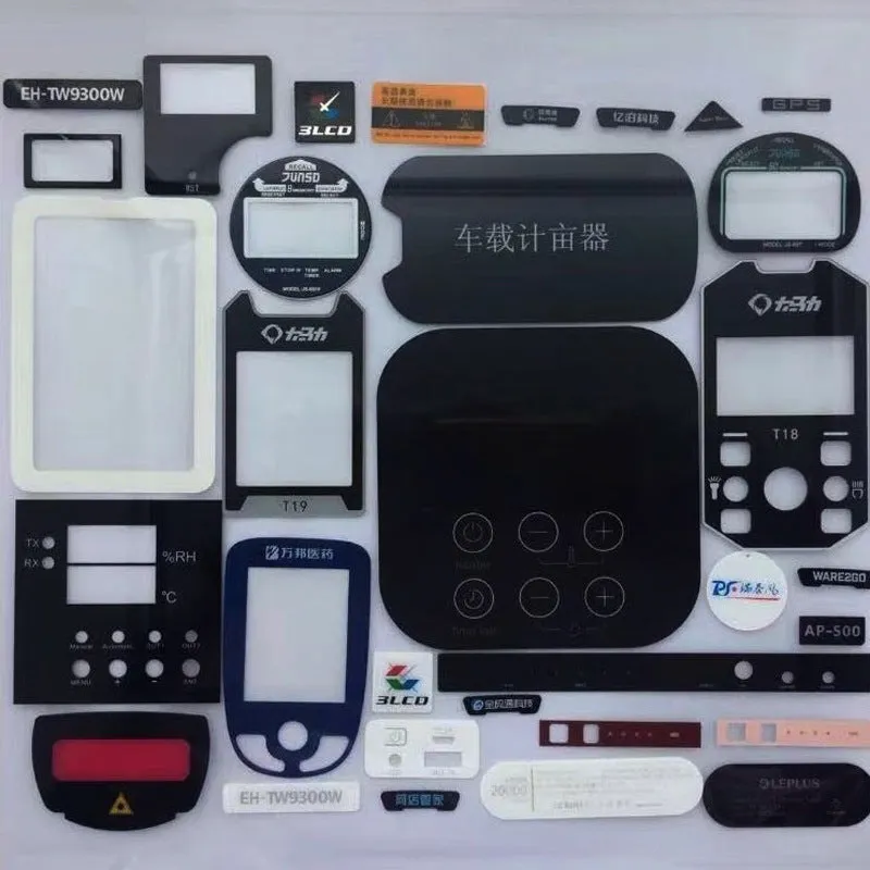 Acrylic Lens Panel Wireless Charging Cover Screen Printing Uv Printing Pvc Organic Glass Electronic Pc Panel Processing