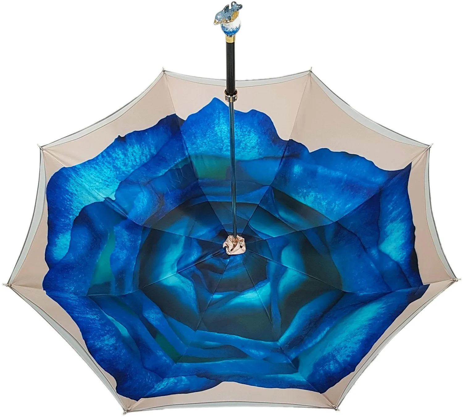 Awesome Dolphin Umbrella - Blue Rose Inside