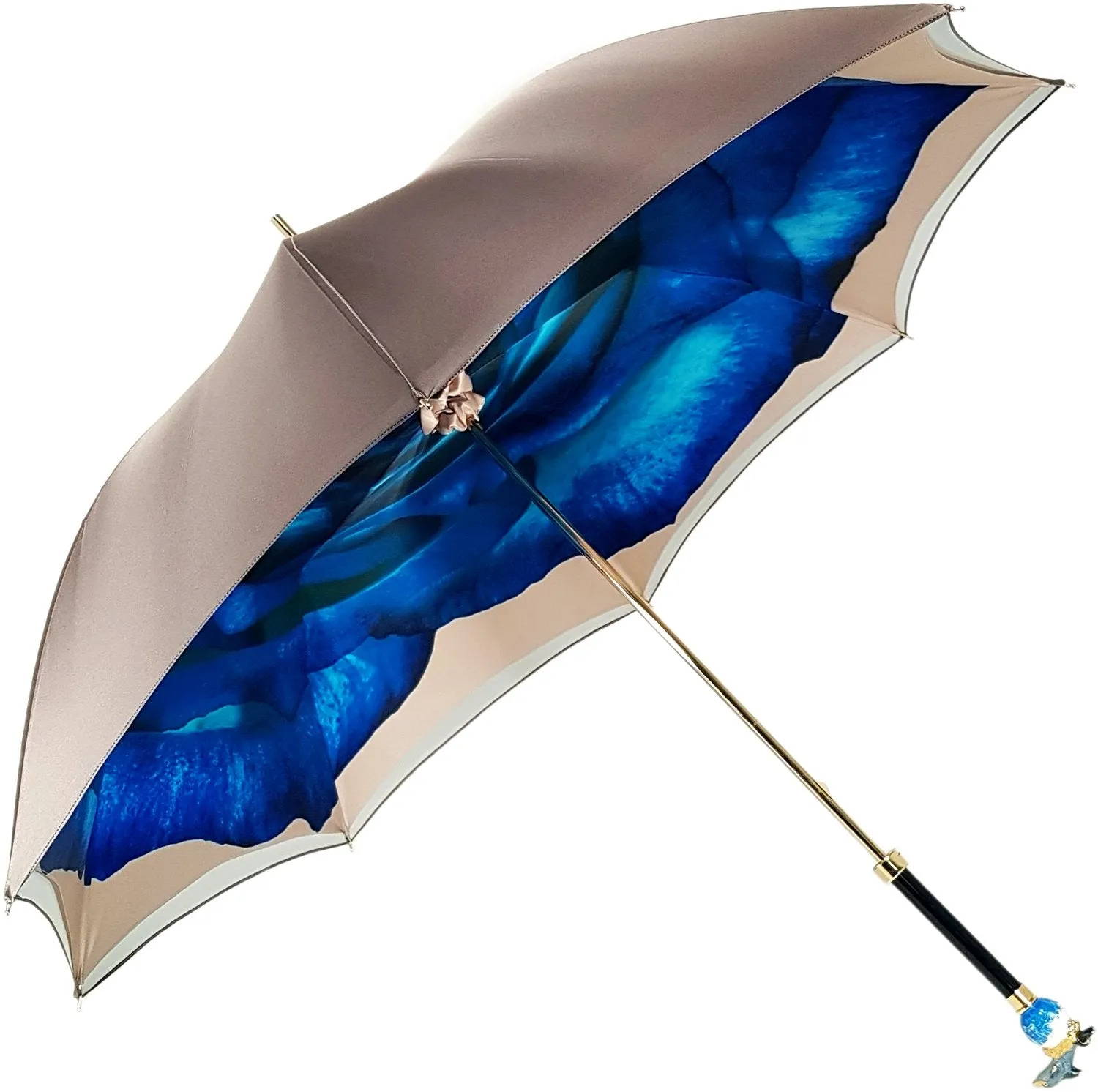 Awesome Dolphin Umbrella - Blue Rose Inside