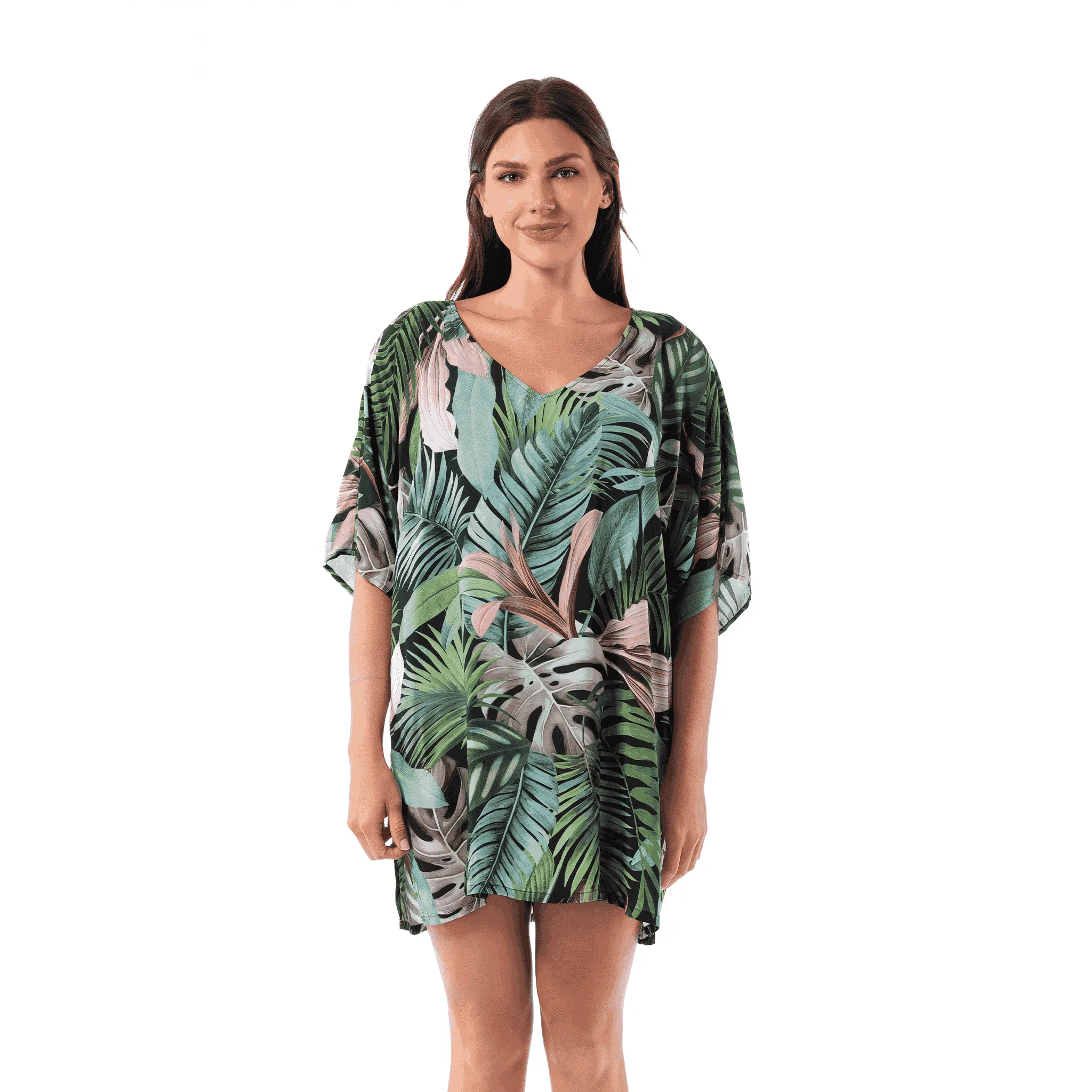 Celia Jungle Glam Tunic Cover-up