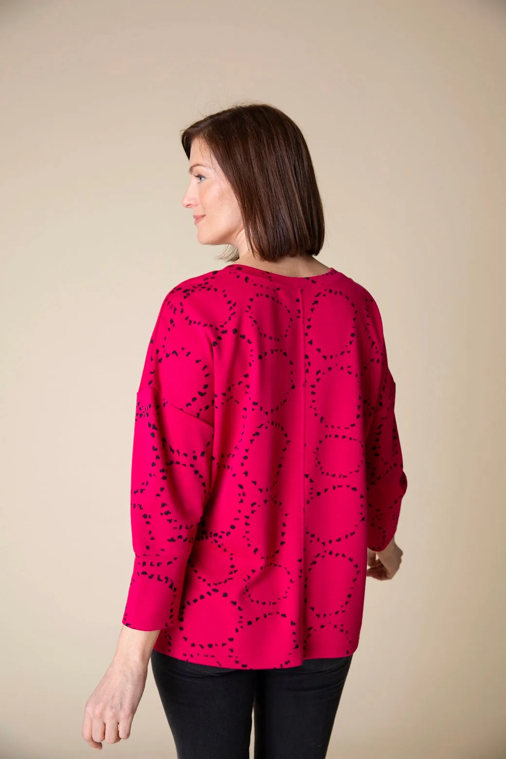 Circle Knit Boxy Crew