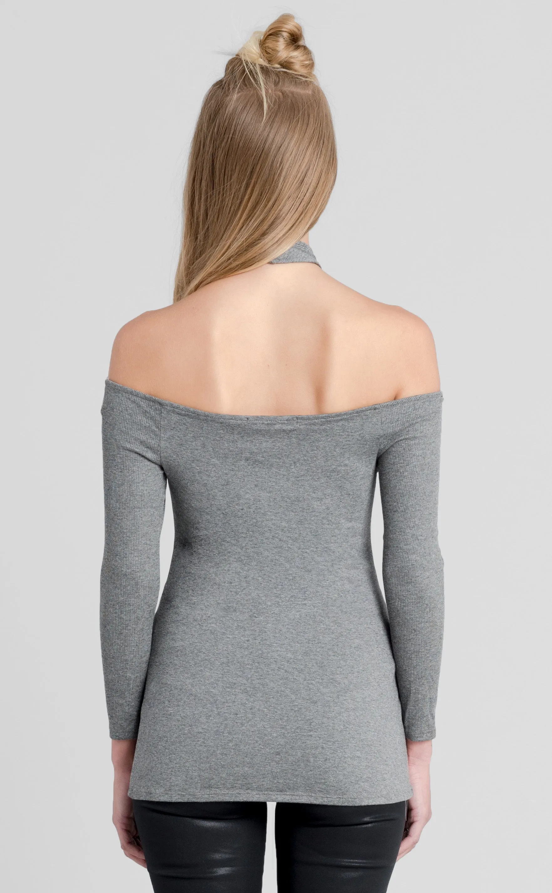 Cold Shoulder Bodycon Top