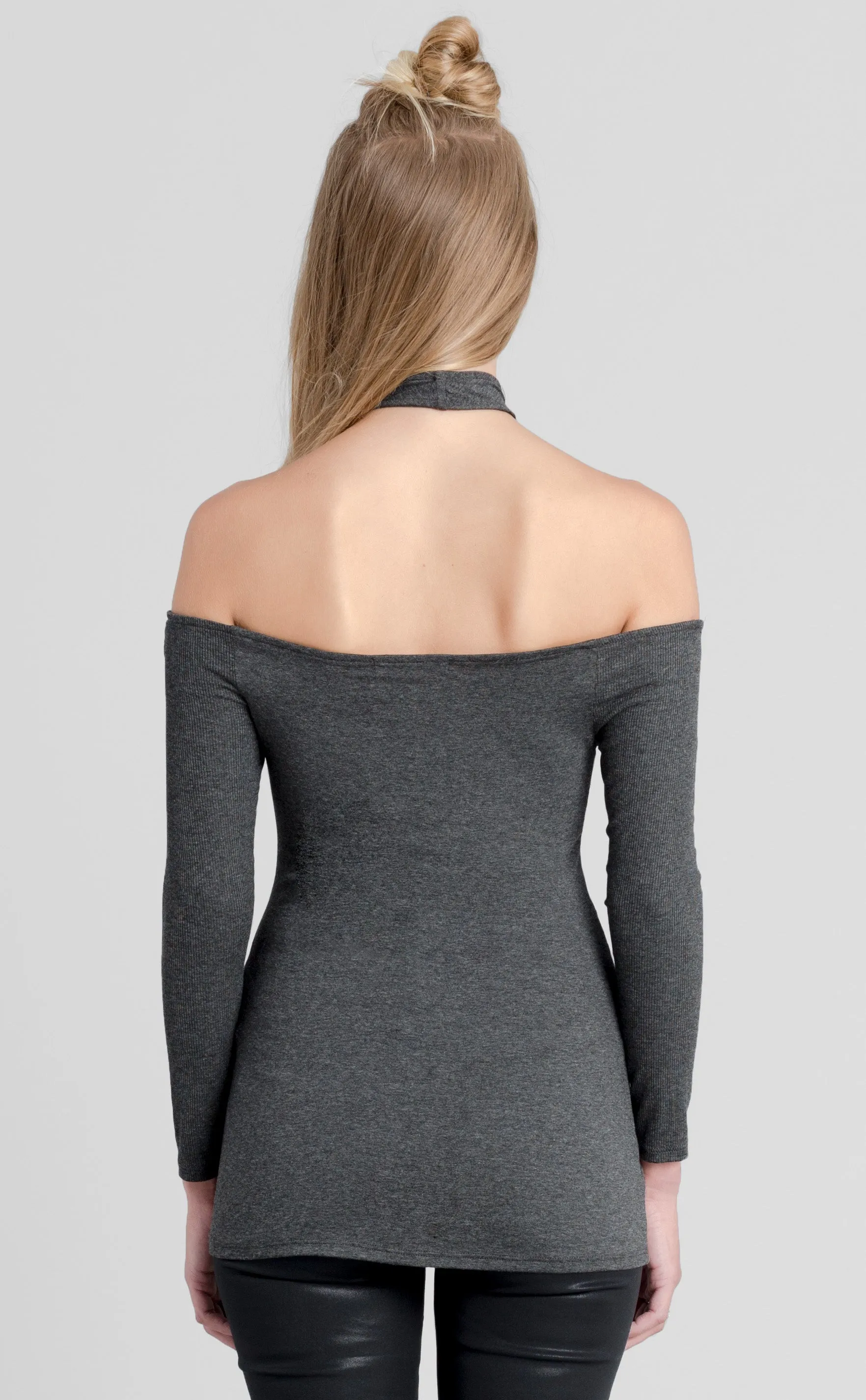Cold Shoulder Bodycon Top