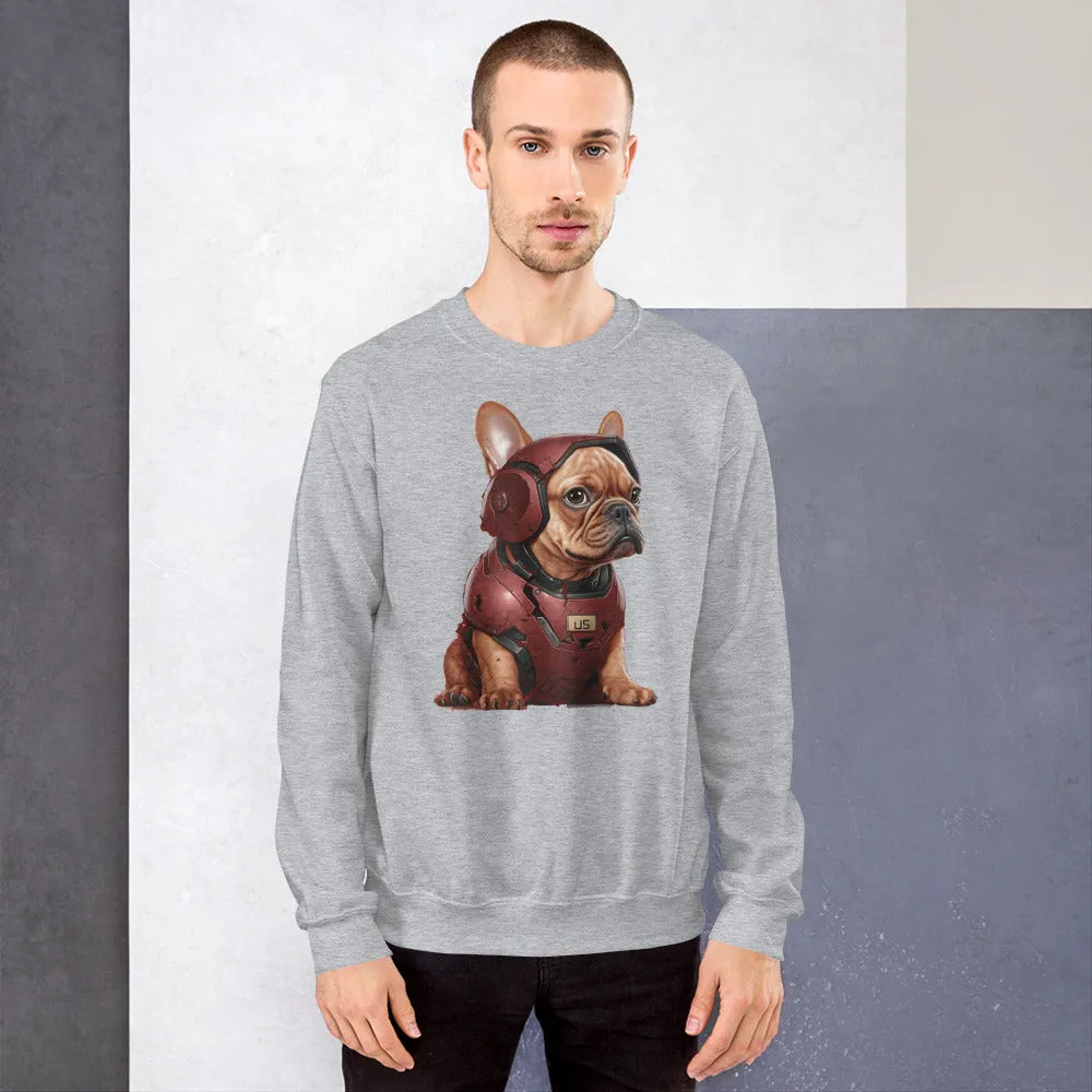 Cozy Frenchie - Unisex Sweatshirt for Dog Lovers