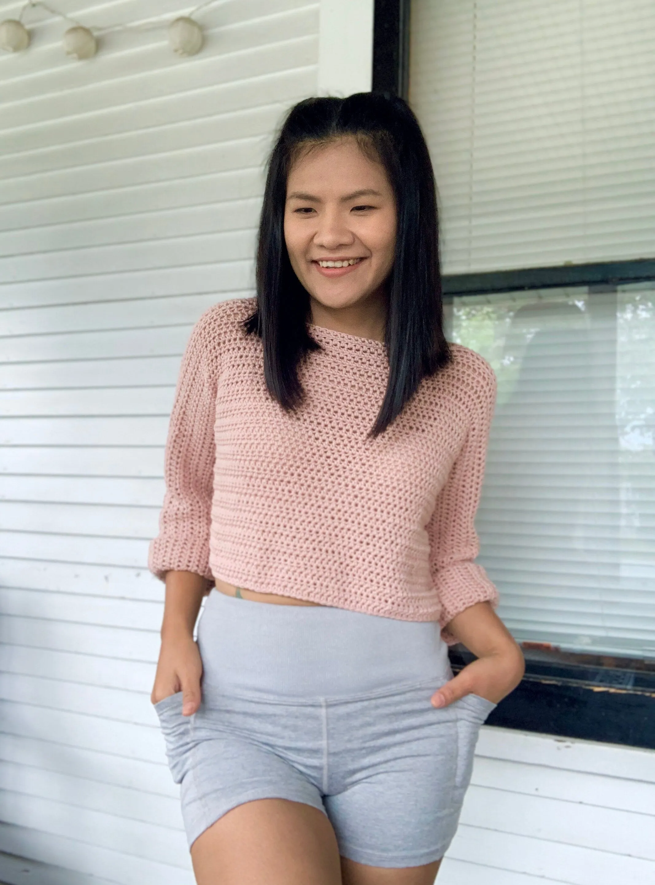 Crochet Pattern : Crochet pullover sweater pattern.PDF file, photo tutorial and video tutorial sizes XS-XXL, crochet sweater pattern,crochet