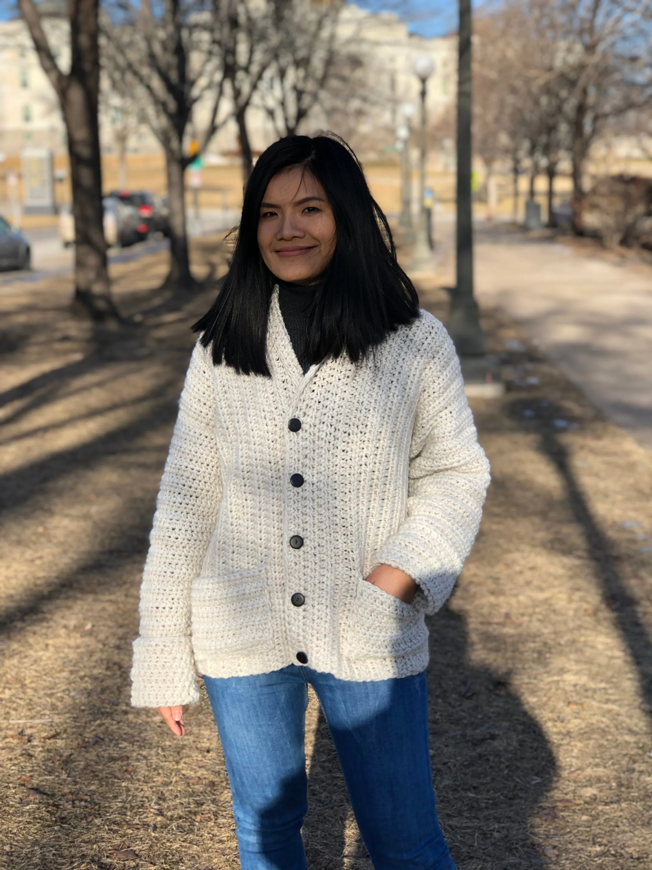 Crochet sweater pattern PDF file and video tutorial Tutorial : Us women's size XS - XL