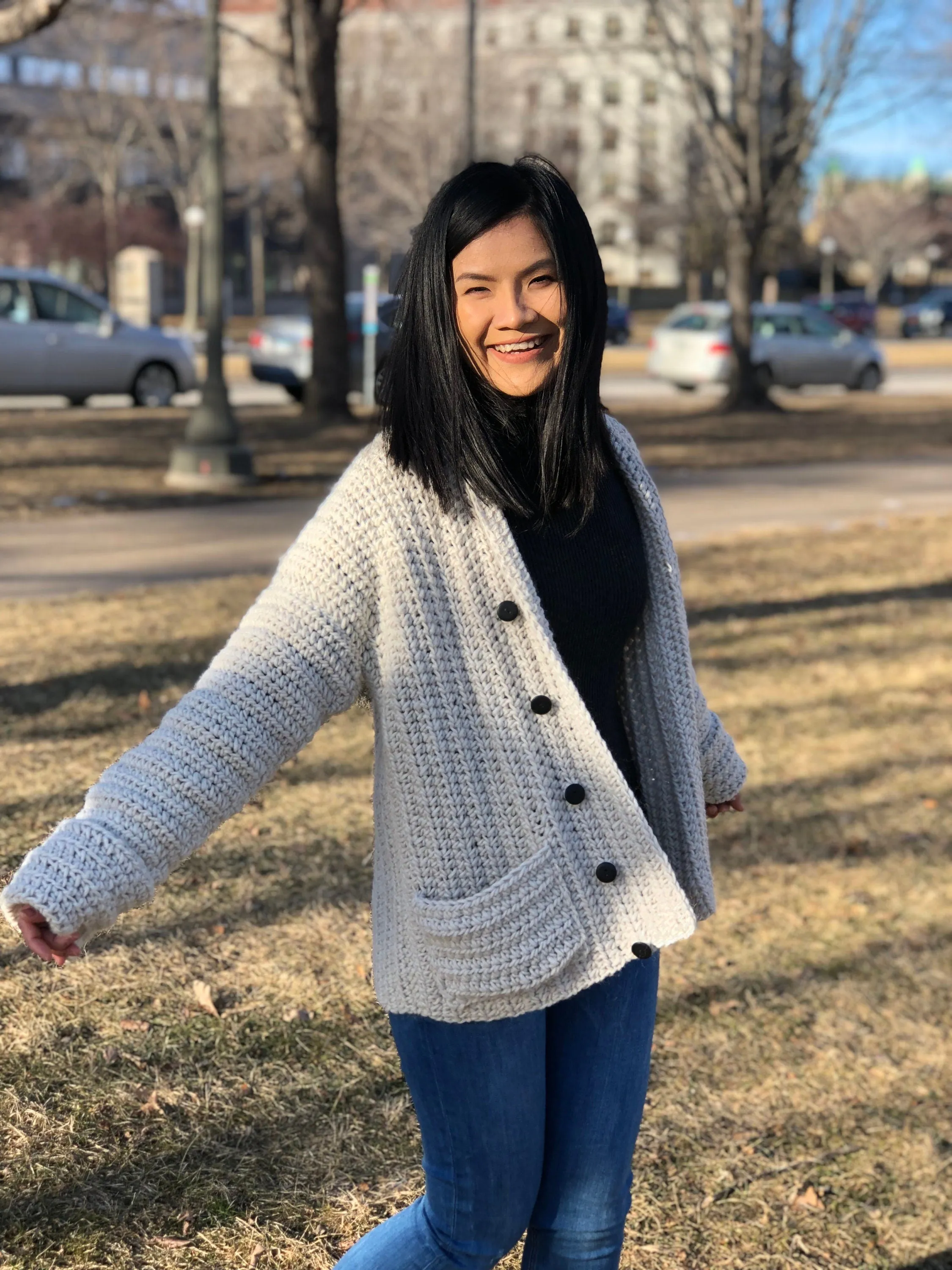 Crochet sweater pattern PDF file and video tutorial Tutorial : Us women's size XS - XL