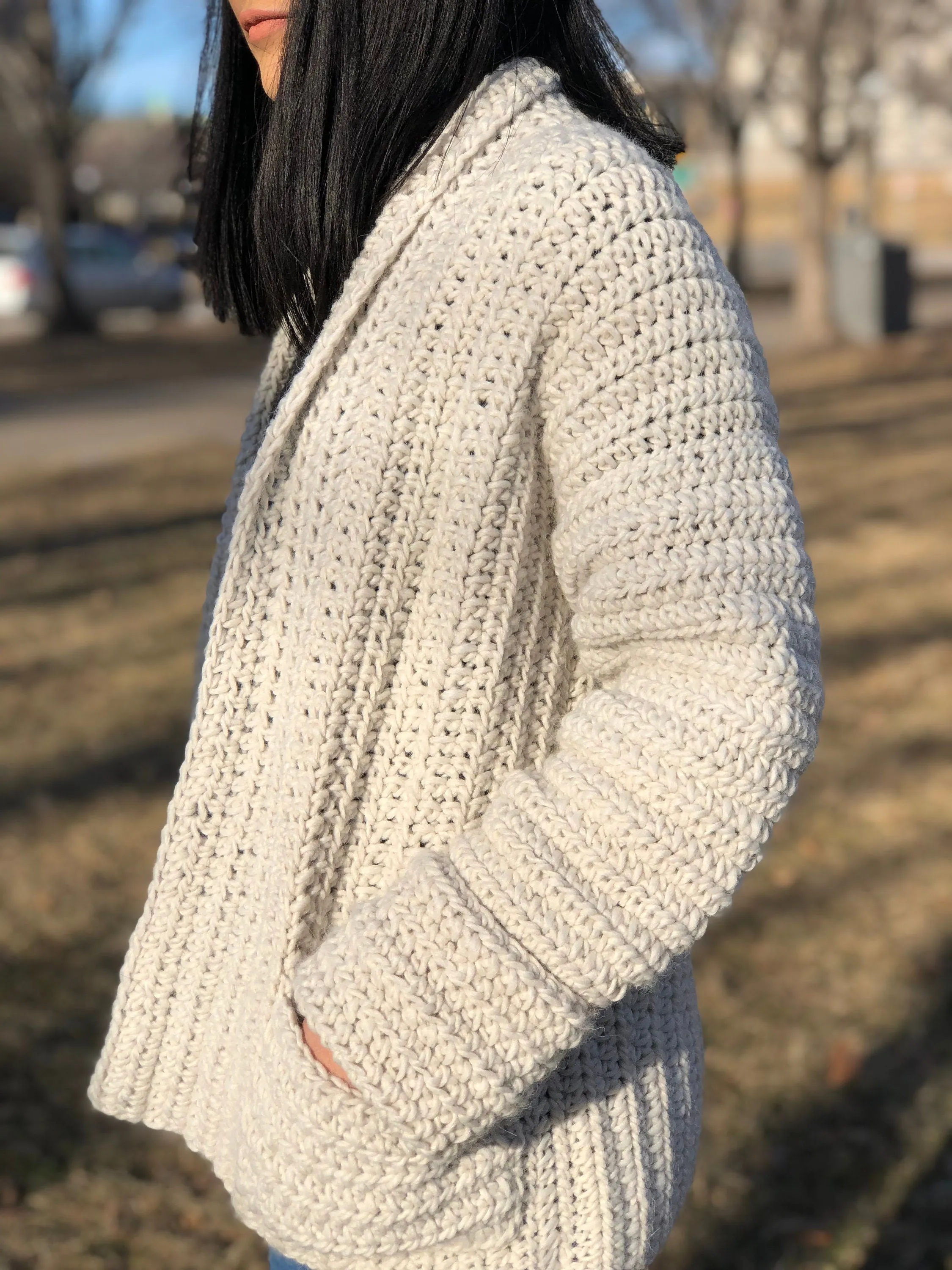 Crochet sweater pattern PDF file and video tutorial Tutorial : Us women's size XS - XL