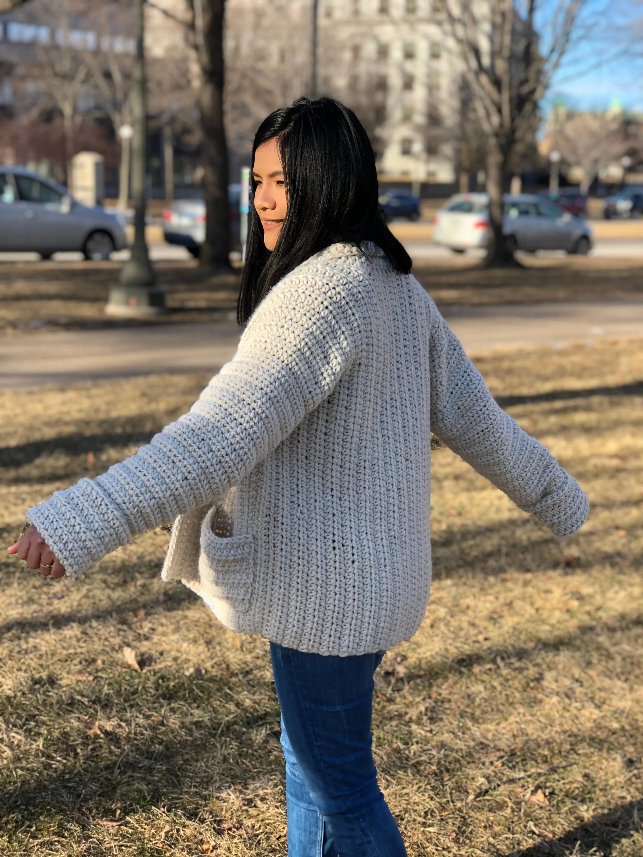Crochet sweater pattern PDF file and video tutorial Tutorial : Us women's size XS - XL