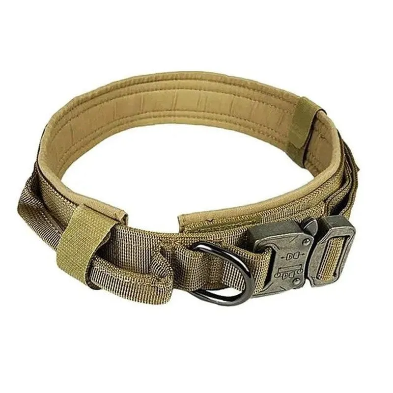 Durable Military Tactical Dog Collar – Heavy-Duty Comfort