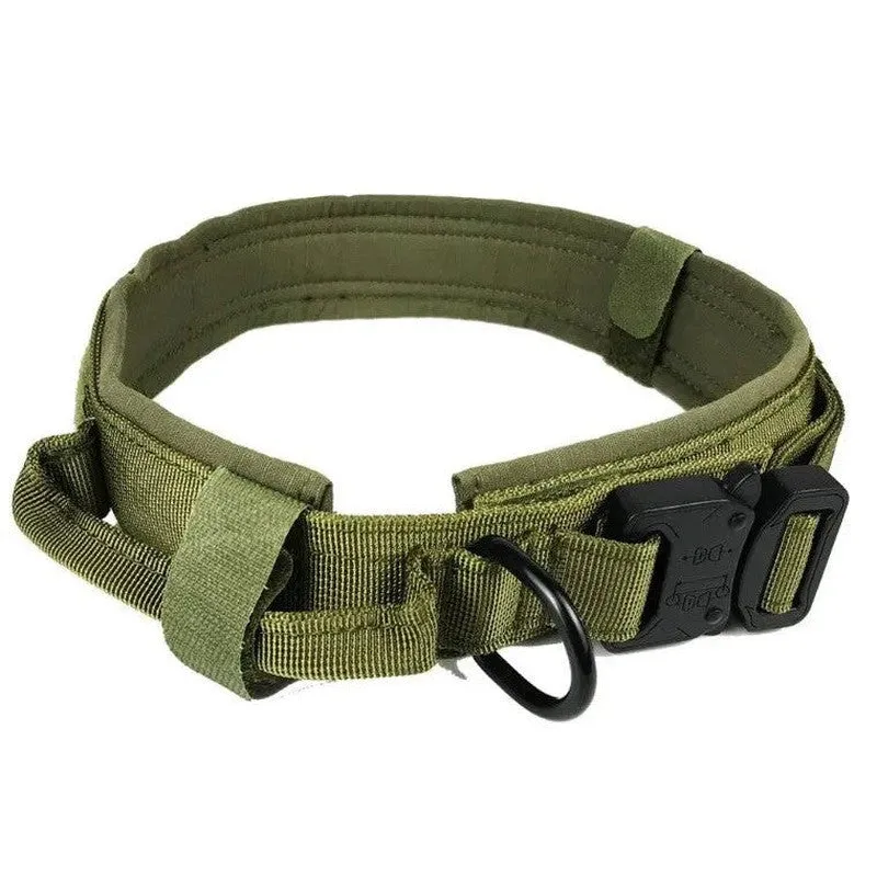 Durable Military Tactical Dog Collar – Heavy-Duty Comfort