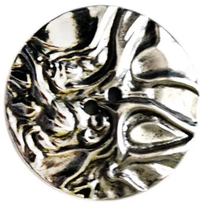 Embossed Metal Buttons - Twigs