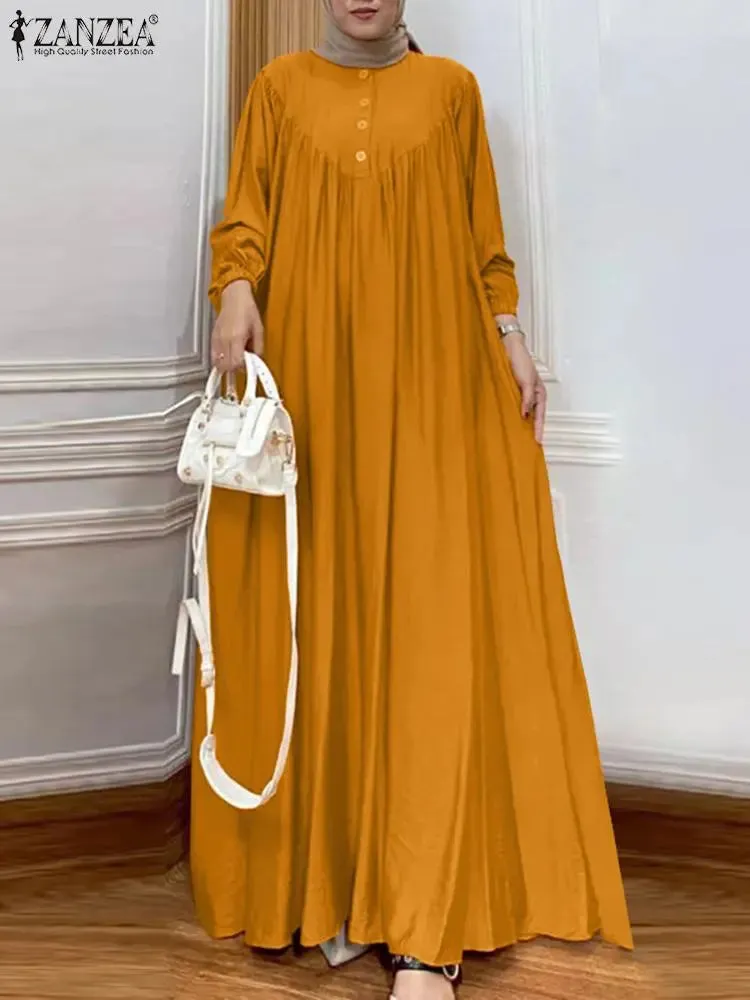 Fashion Long Sleeve Maxi Dress