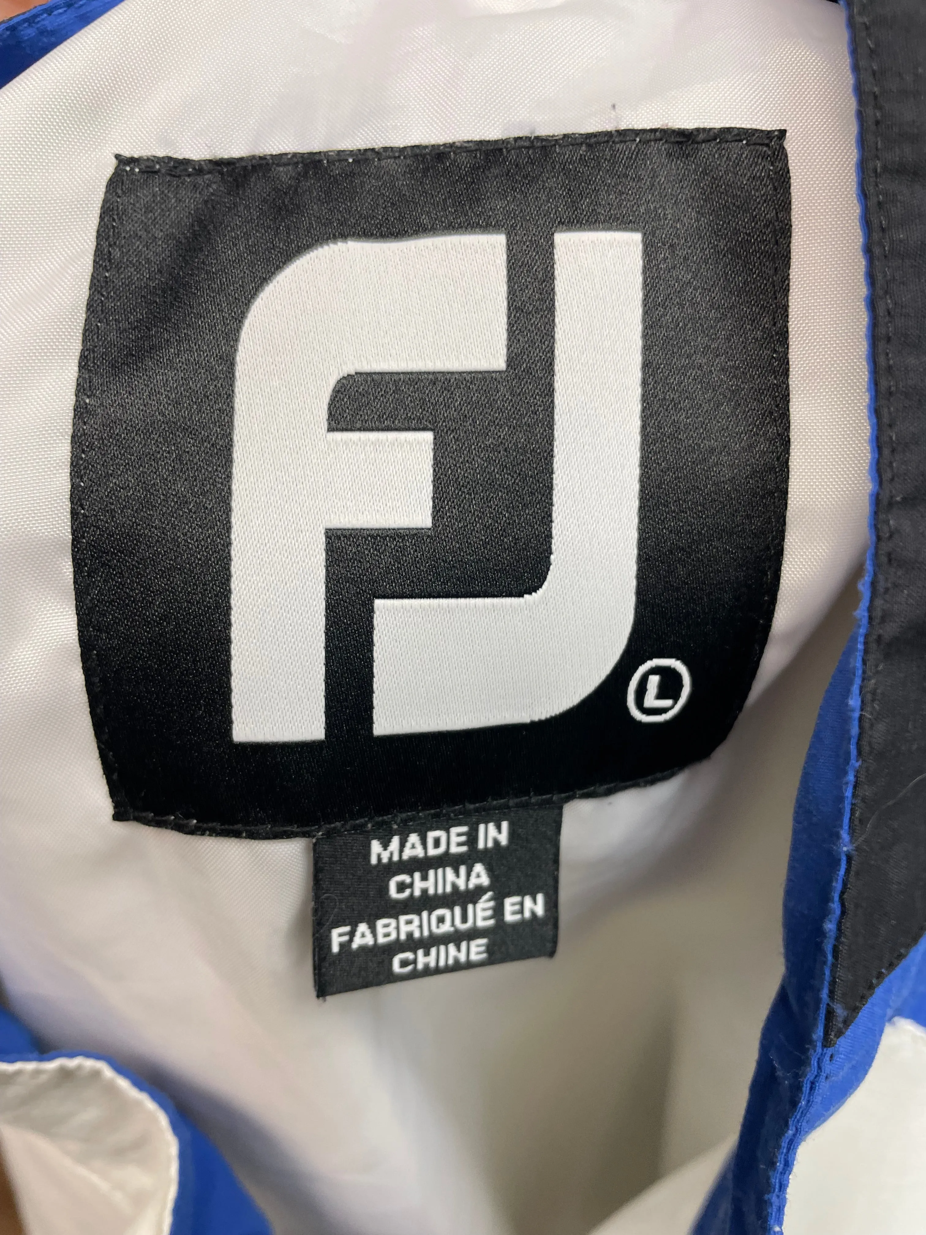 FootJoy Long Sleeve 1/2 Zip Pullover Jacket (L)