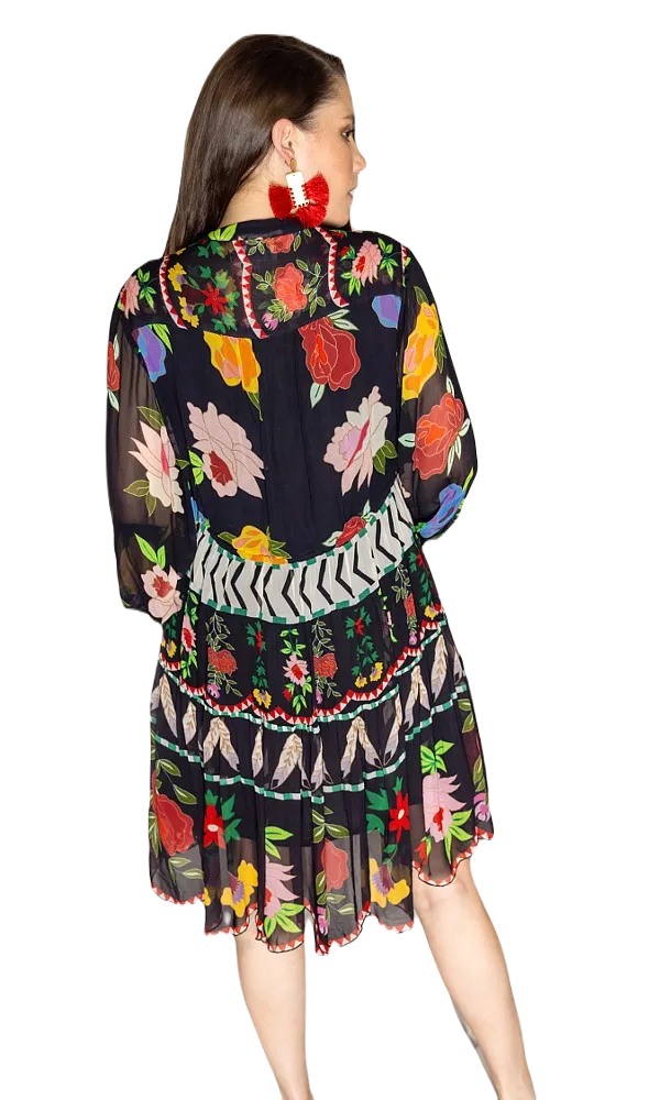 FRIDA- Tunic Floral Dress