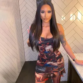 Graphic Sexy Hot Body con Dress