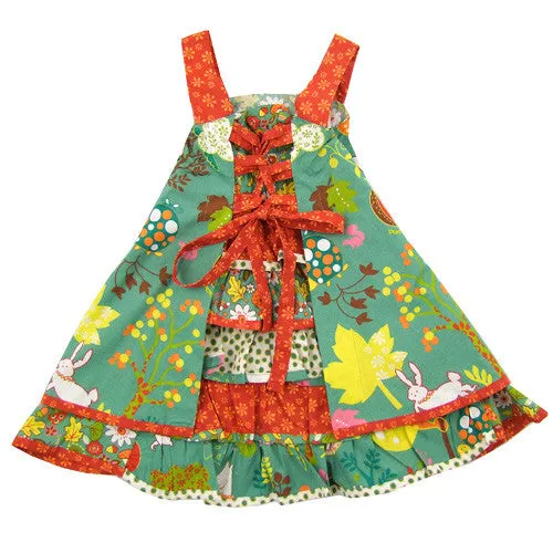 *Jelly the Pug* Corset Tie Back Dress IV