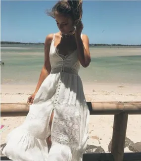 Julia Fashion - Fashion Sexy Women Boho Maxi Dress