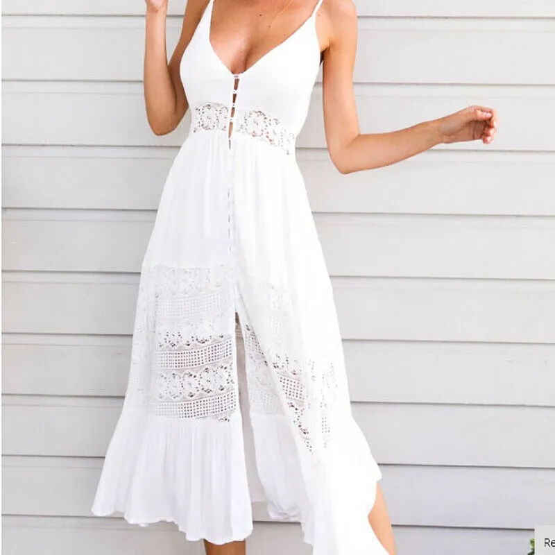 Julia Fashion - Fashion Sexy Women Boho Maxi Dress
