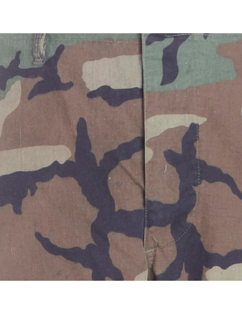 Label Cropped Jacob Tapered Army Trousers