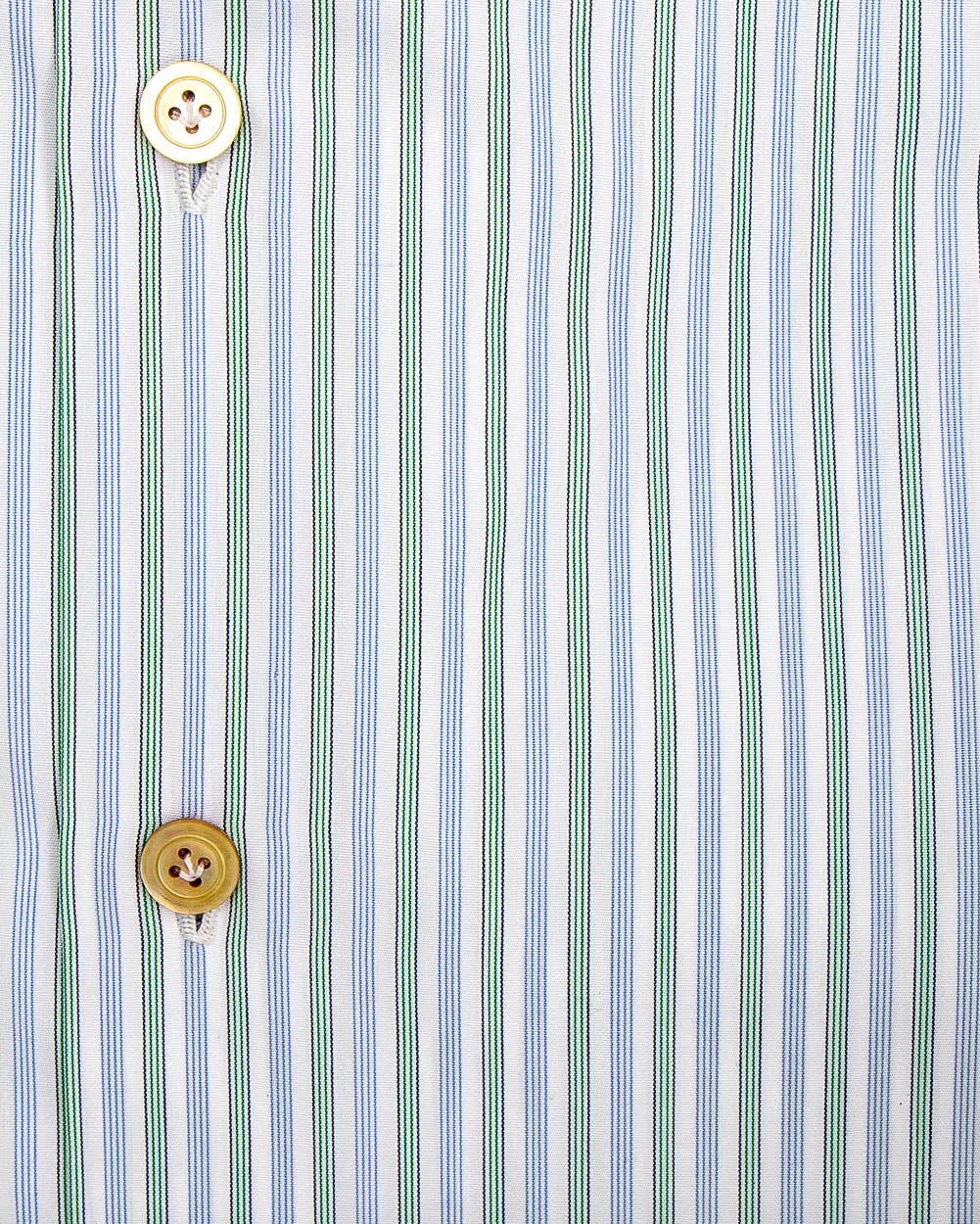Light Blue and Green Stripe Dress Shirt