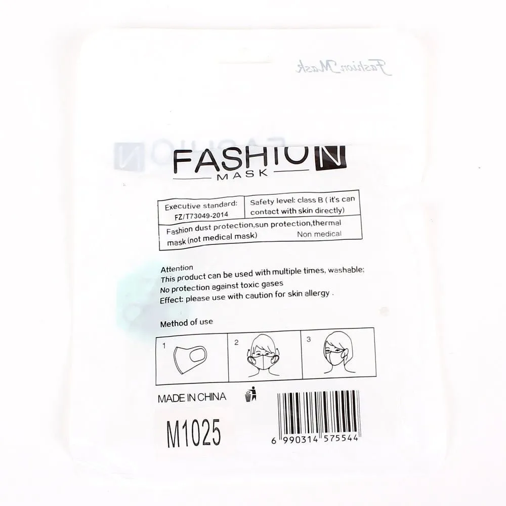 M1027 Adjustable Single-Layer Adult Fashion Face Mask