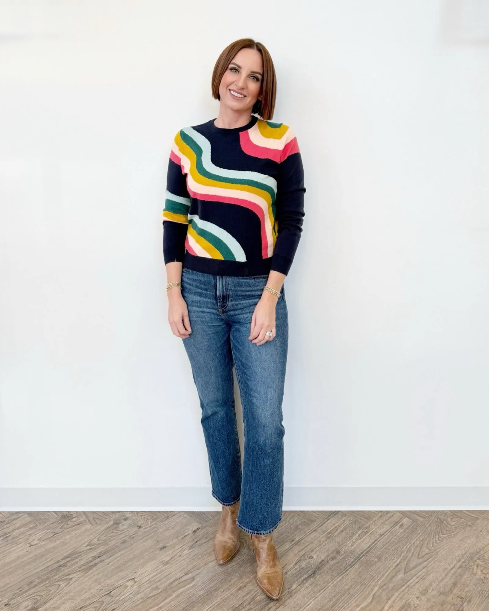 Marta Colorful Stripe Sweater