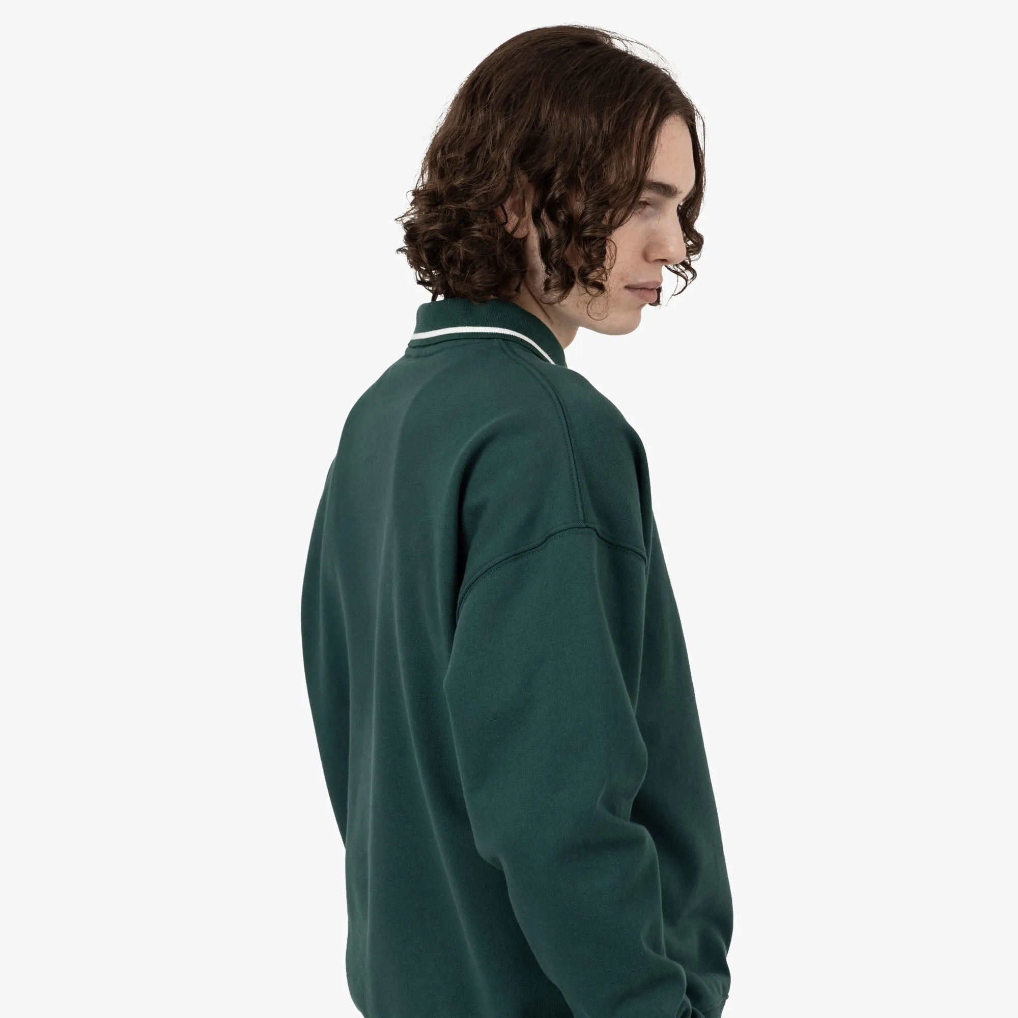 Metalwood Phuk Luzin Collared Sweatshirt / Spruce