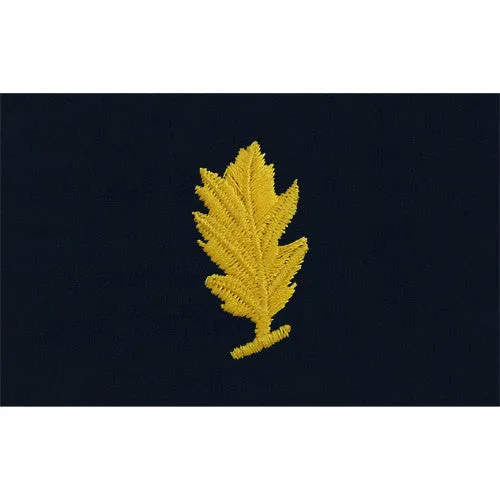 Navy Embroidered Collar Device: Medical Service - coverall