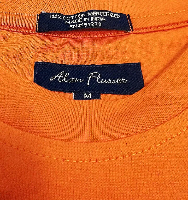New- Alan Flusser- 100% Mercerized Cotton Tee Shirt- size M