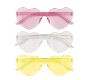 Novelty Heart Shaped Glasses (3 Count)