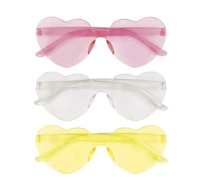 Novelty Heart Shaped Glasses (3 Count)