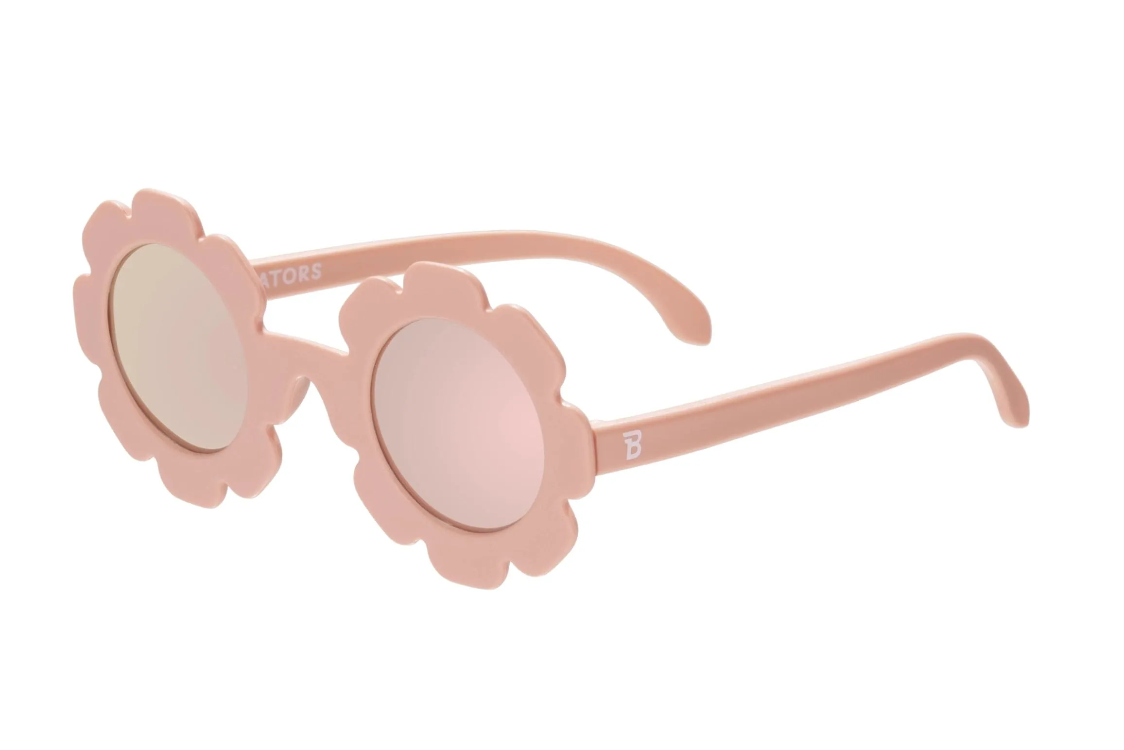 Peachy Keen - Polarized Lense Flower Sunglasses