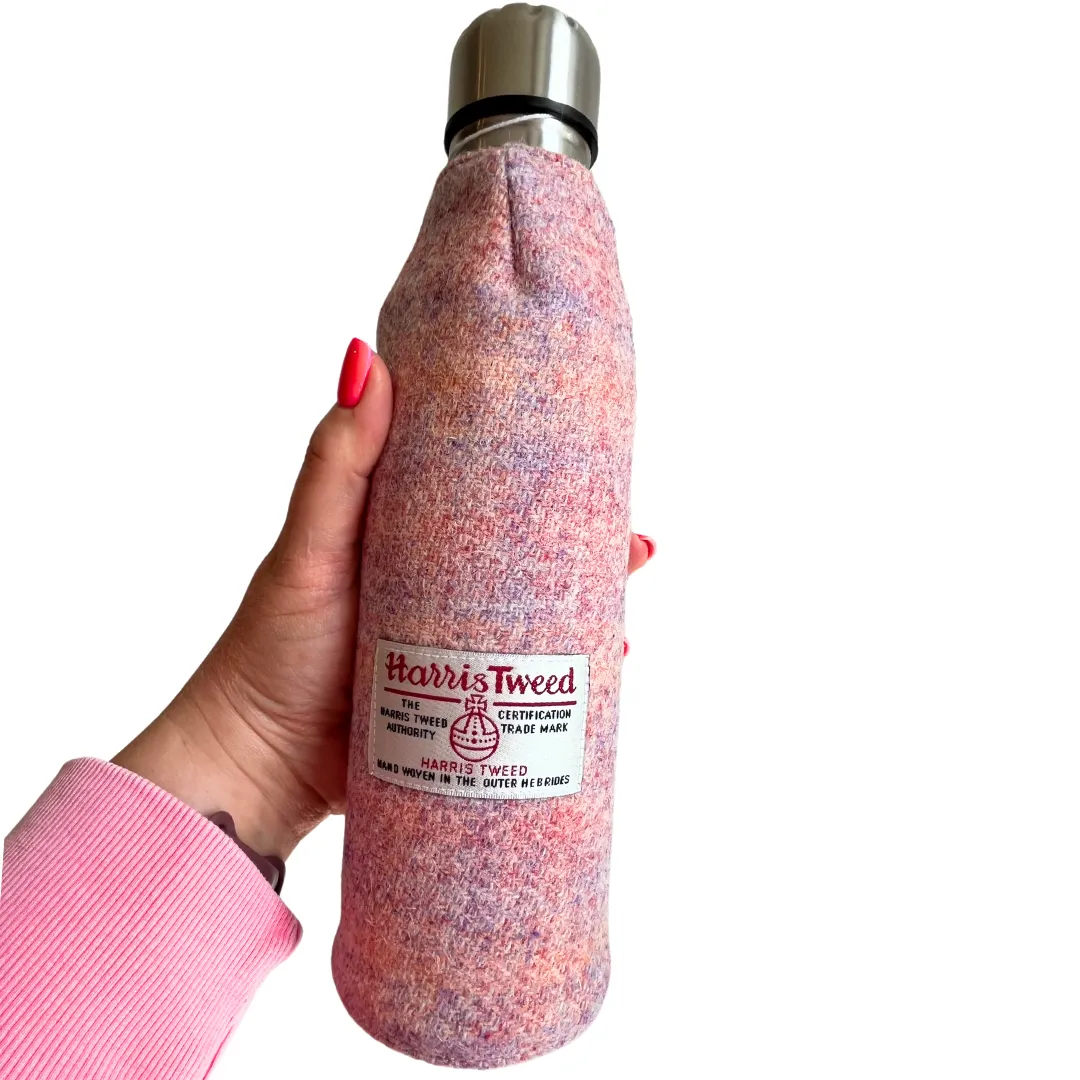 PINK HARRIS TWEED THERMOS FLASK 500 ml