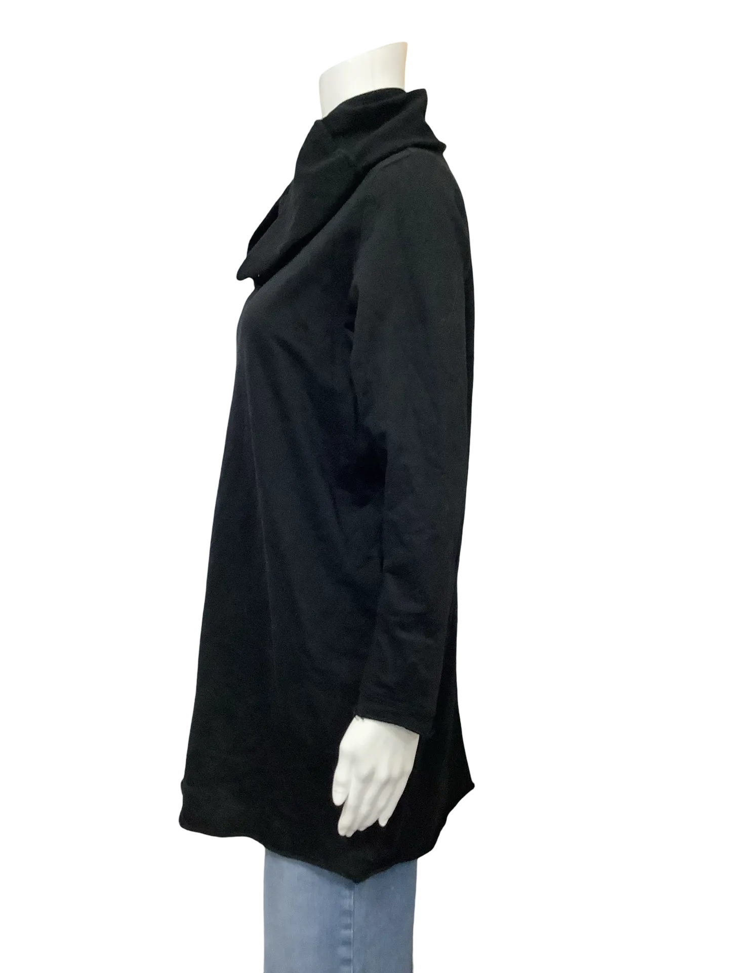 PLANET Womens's Cowl Neck Tunic Black Size: O/S
