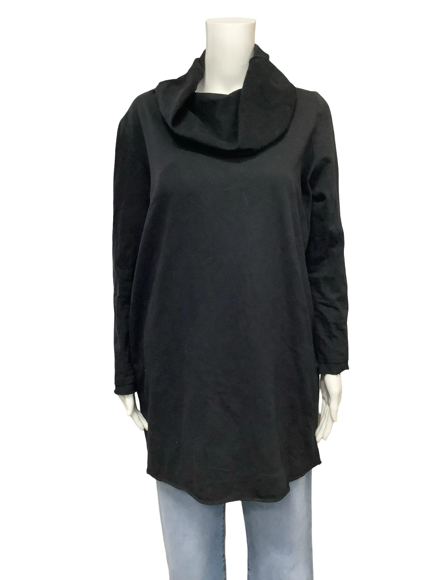 PLANET Womens's Cowl Neck Tunic Black Size: O/S