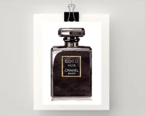 Print of Coco Noir perfume
