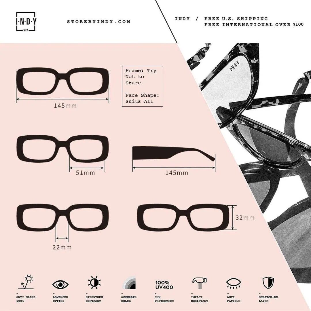 Sassy ‘Try Not to Stare’ INDY Sunglasses – Loved by Alix Earle