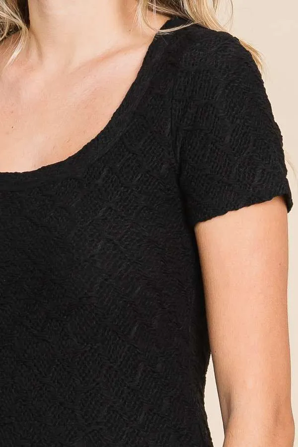 Scoop Neck Crop Top