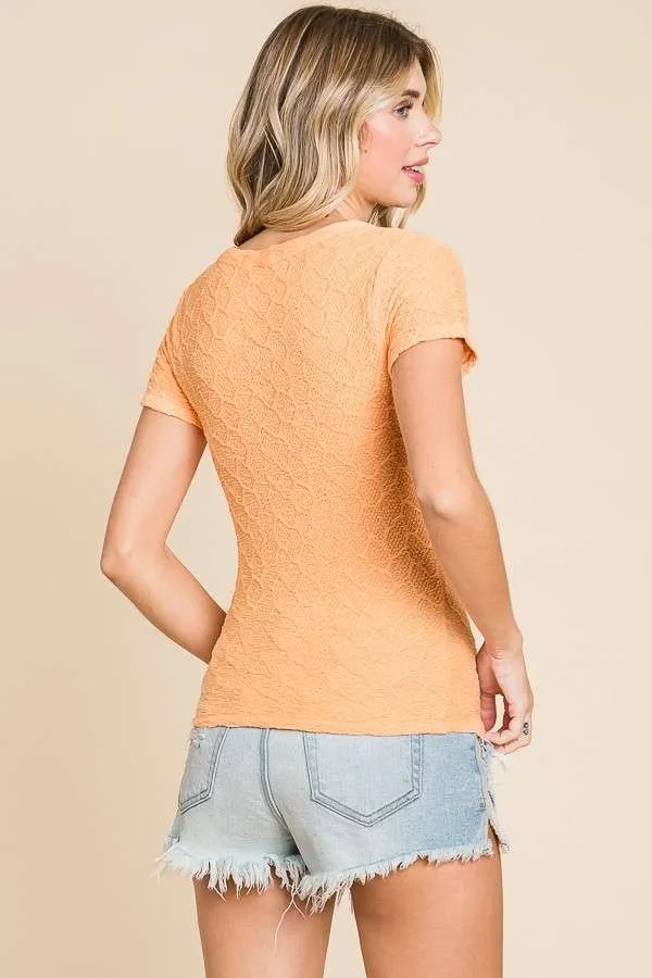 Scoop Neck Crop Top