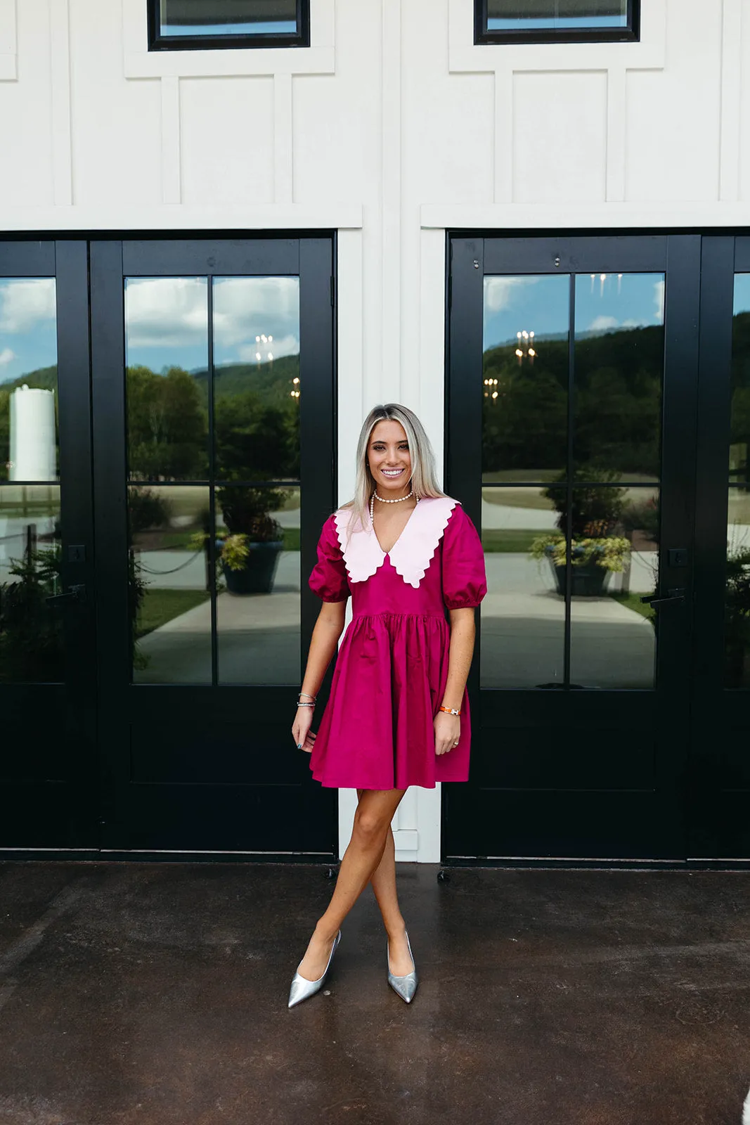 Scout Mini Dress - Magenta