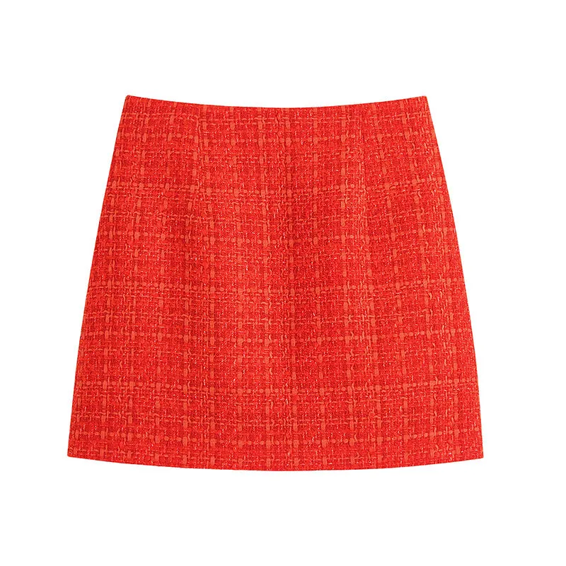 Solid Color mini Skirt - girl season boutique