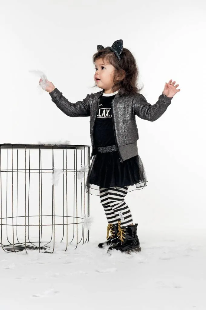Tüllrock schwarz/silber  von Kiestone