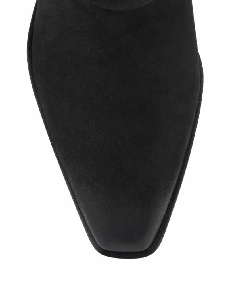 Vince Camuto MAIYAH BLACK/TUMBLED BUFF GOAT