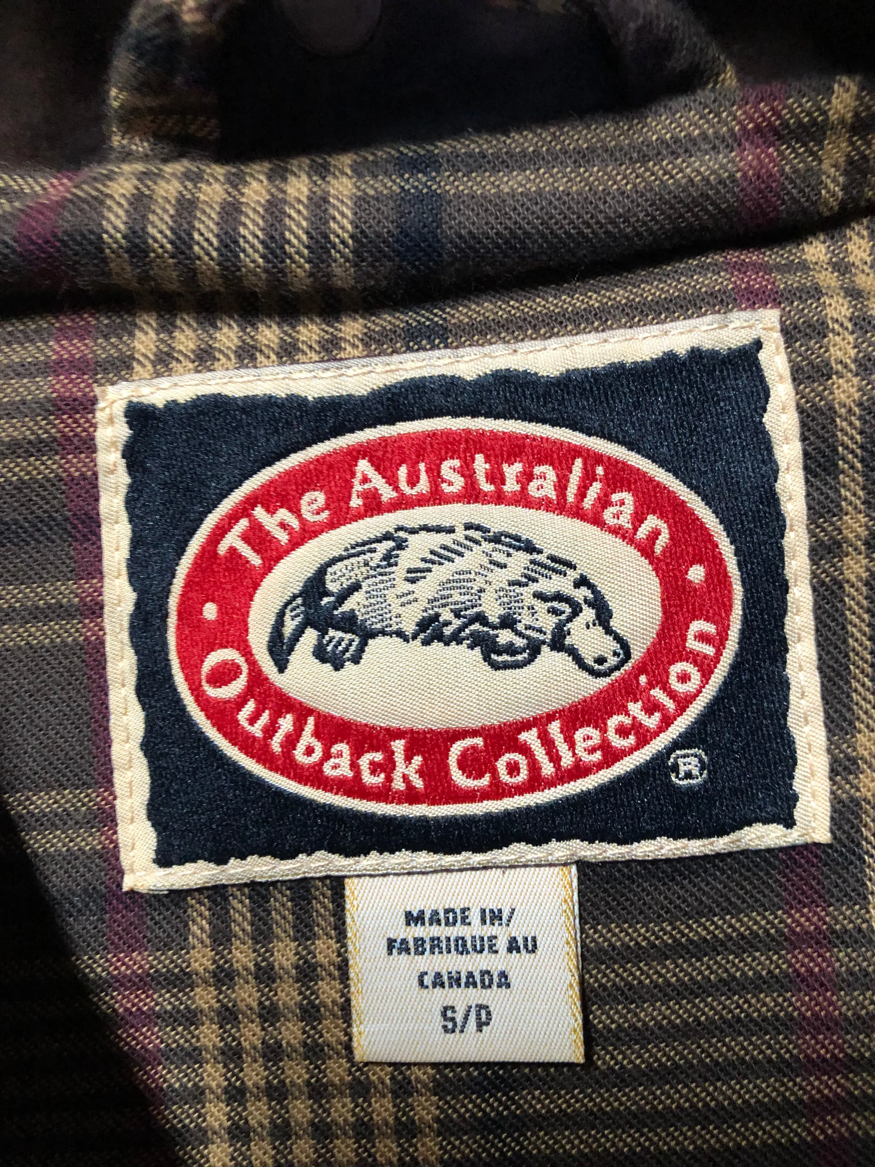 Vintage Australian Outback Oilskin Jacket, Made in Canada SOLD