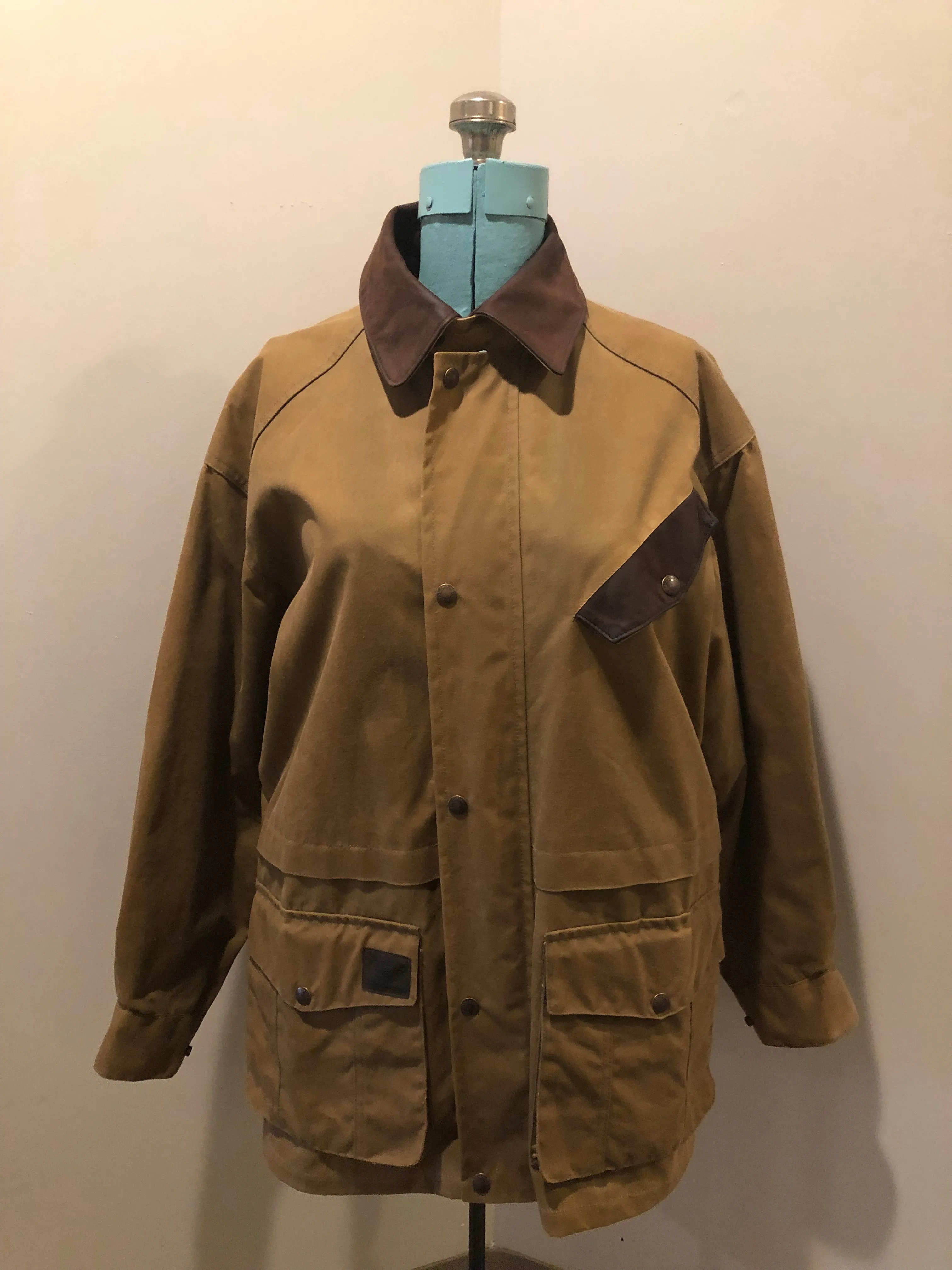 Vintage Australian Outback Oilskin Jacket, Made in Canada SOLD